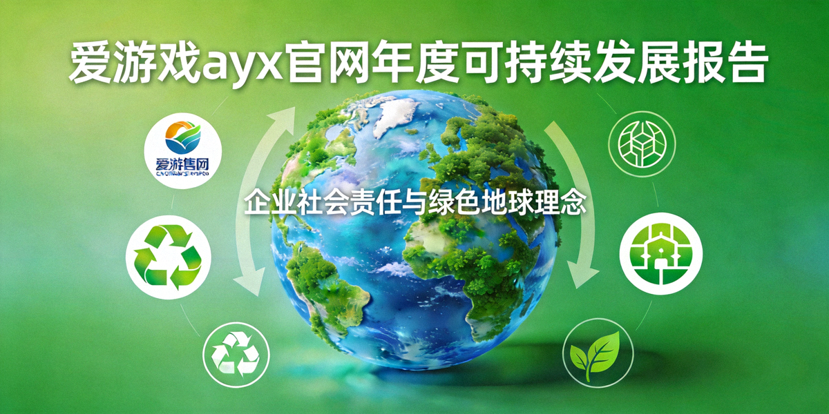 爱游戏ayx官网年度可持续发展报告封面 - 展示企业社会责任与绿色地球理念