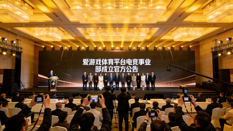 爱游戏体育平台电竞事业部成立官方公告现场照片 - 发布会现场全景
