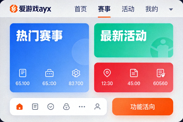 爱游戏ayx官网全新用户界面设计展示 - 简洁直观的导航与信息布局